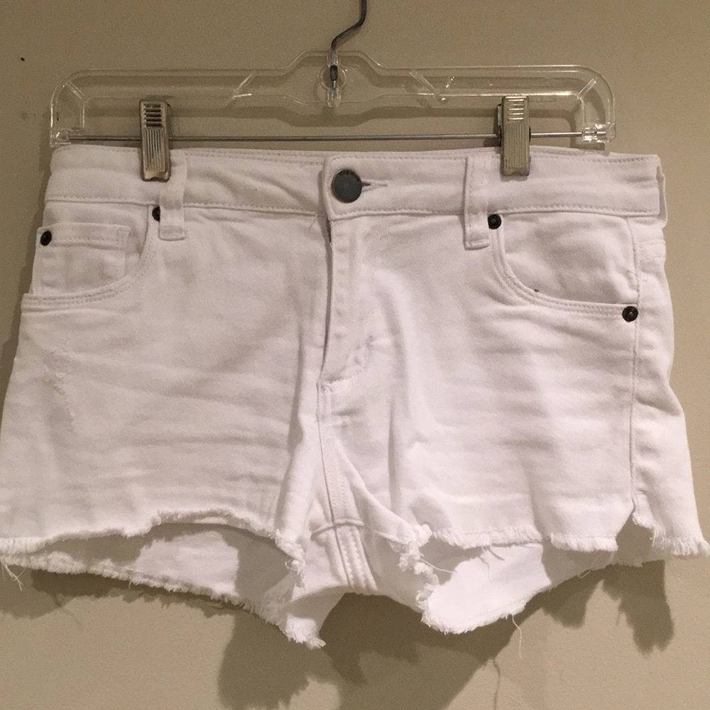 white sts blue shorts, size 24